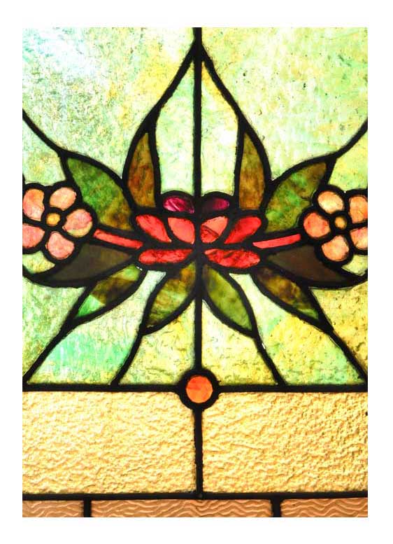 Stained Glass Window, with Jewel-Cut Accents