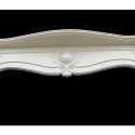 Louis-XV-Style French Half Mantel, with Carved Columns