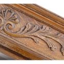 Oak Mantel Top, with Large Beveled Mirror