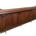 16-Foot Oak Back Bar, with New Front Bar