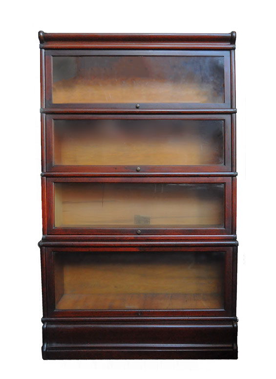 Four-Stack, Mahogany Bookcase