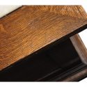 Oak Podium, with Leather Top