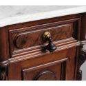 Small, Marble-Top Half Commode
