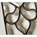 Clear, Beveled Glass Panel, in Wood Frame