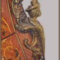 Ornate Carved Louis-XIV Bureau Plat, with Ormolu Gilding