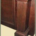 Eight-Foot Mahogany Front Bar, with Fluted Columns