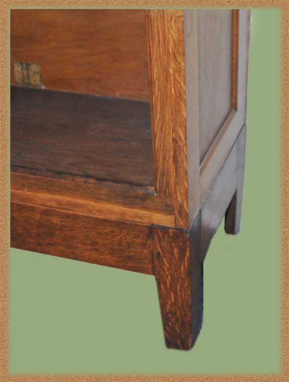Three-Stack Oak Bookcase