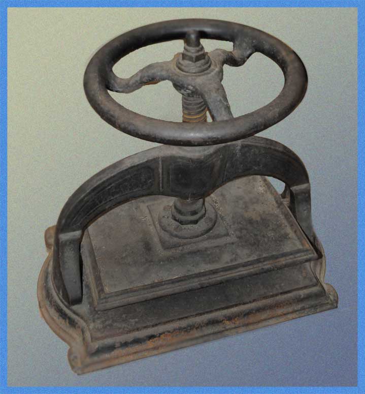 Cast Iron Book Press