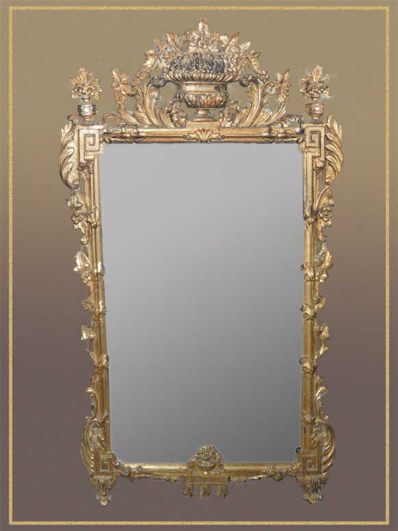 Ornate Large Gold Mirror