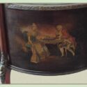 Small, Shaped Display Cabinet, with Inlay Detail