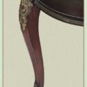 Small, Shaped Display Cabinet, with Inlay Detail