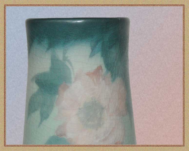 Calming Painted and Fired Rookwood Vase