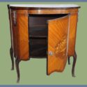 Small French Commode, with Inlaid Door Panel
