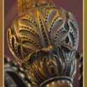 Ornate, 8-Arm Carved Wood Chandelier
