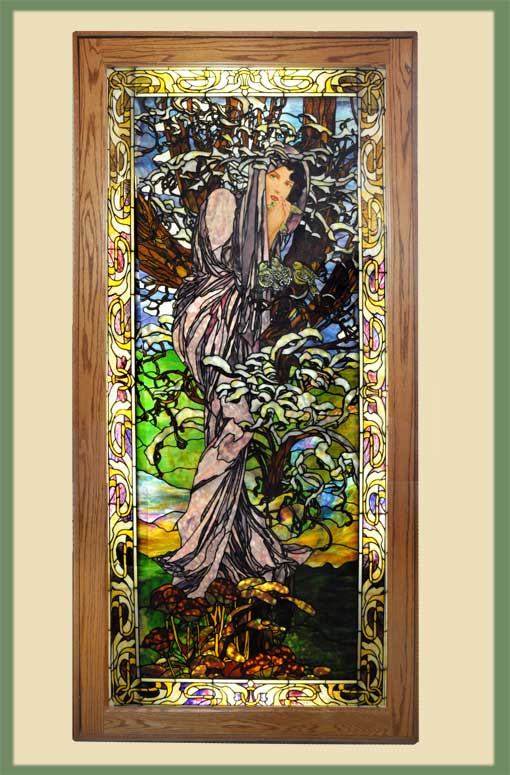 Life-Size “Lady” Window, by Bogenrief Glass