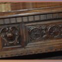 Large, Deeply Carved Drop-Front Cabinet