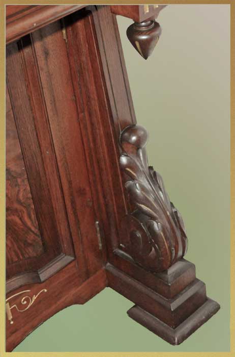 Renaissance-Style Slant Desk, with Mirror