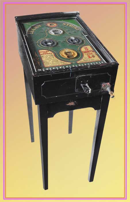 Antique Penny Pinball Machine