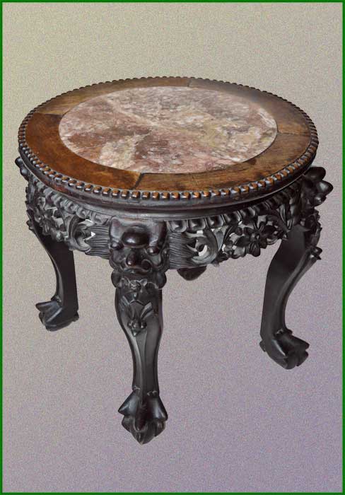 small round Chinese table