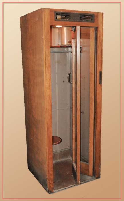 Antique Wooden Phone Booth