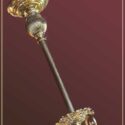 8-Armed Victorian Brass Chandelier