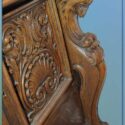 Oak Sideboard, with Griffins & Mirrors