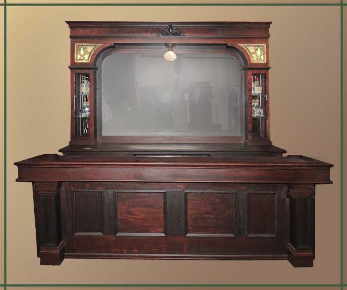 Front & Back Bar with Stained Glass