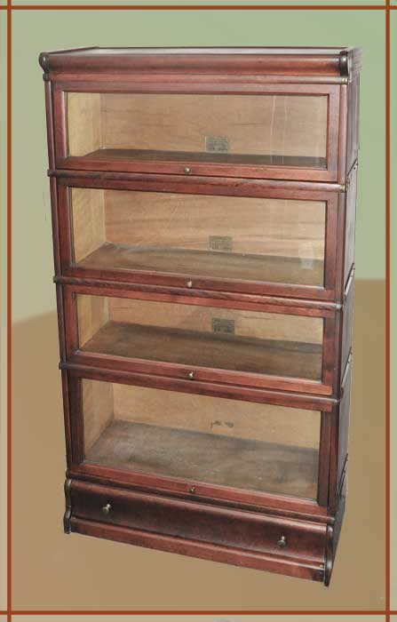 Bookcases Archives Wooden Nickel Antiques, Art Metal Barrister Bookcase Pdf