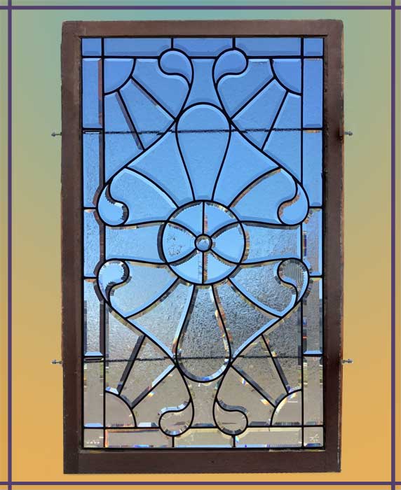Beveled Window with “Obscured” Glass