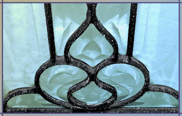 Pair of Beveled Glass Sidelights