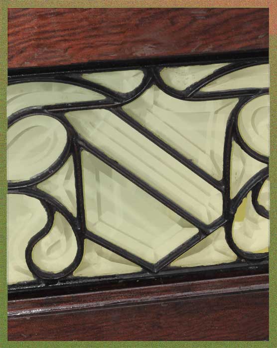 Transom with Clear Beveled Glass
