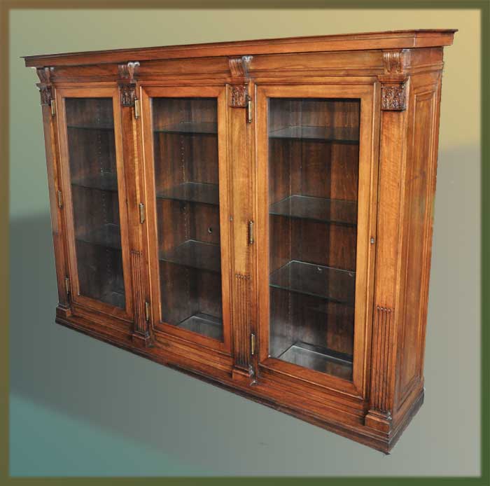 Pair of Historic Walnut Bookcases