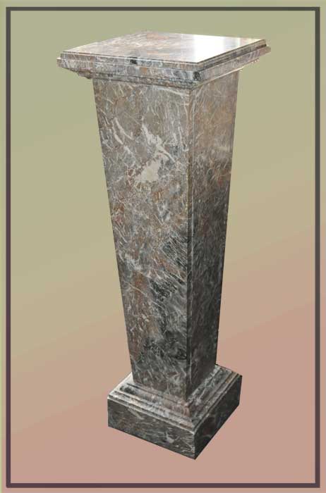 Marble Plinth-Style Pedestal