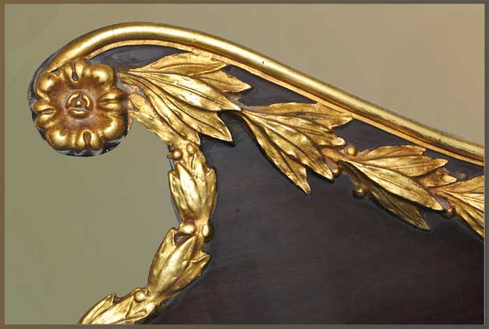 Federal-Style Mirror, with Eagle Crown