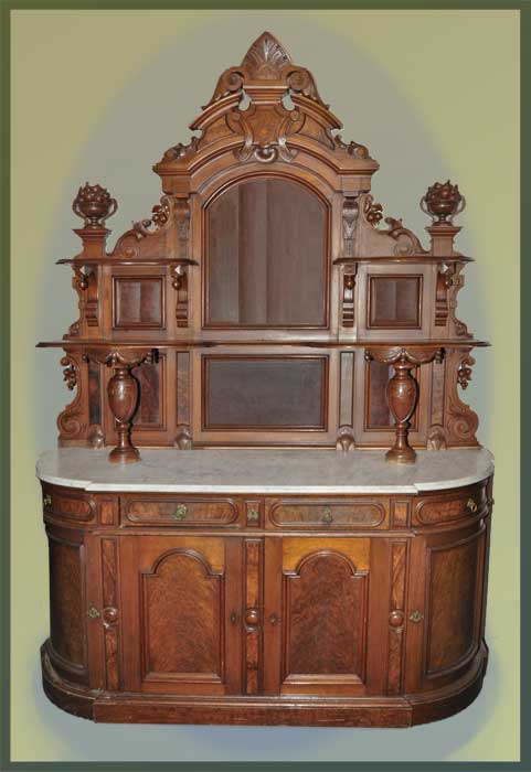 Stunning Walnut Renaissance Sideboard