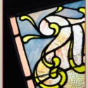Stained Glass Triptych Window Set