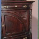 Carved Mahogany Sideboard, with 3 Mirrors