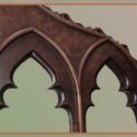 Carved Gothic Bench