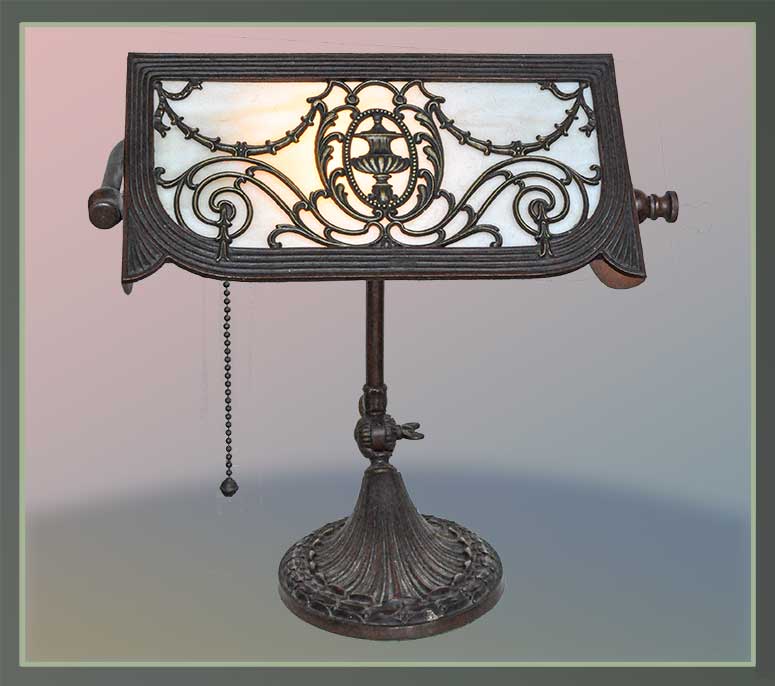 Brass Filigree Table Lamp