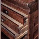 Nice Oak Flat File Cabinet