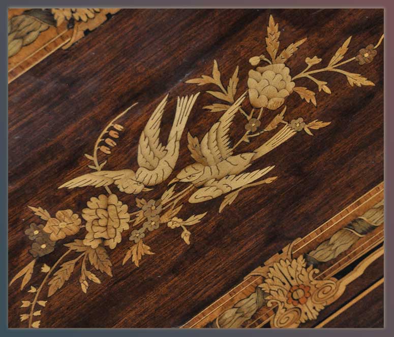 Carved Table with Inlays