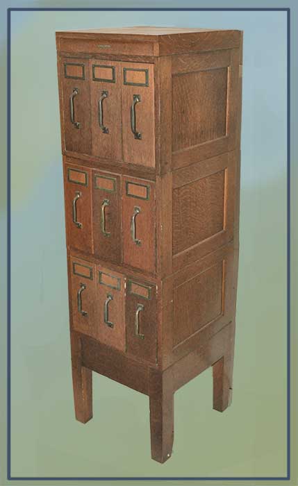 tall vertical filing cabinet
