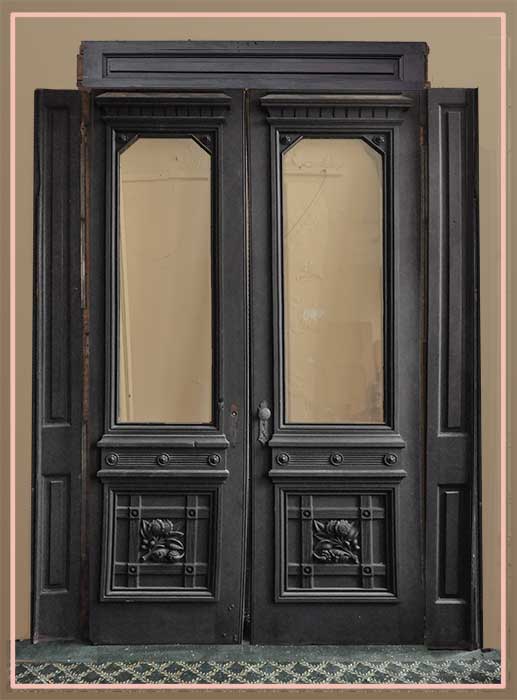 Victorian two-door entrance set