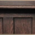 Small Custom Carved Oak Front Bar