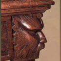 1900-era “Mitchell” Carved Mahogany Table