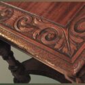 1900-era “Mitchell” Carved Mahogany Table