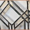 Beveled Glass Window, with Diamond Patterns