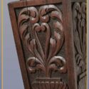 Carved Mahogany Pedestal