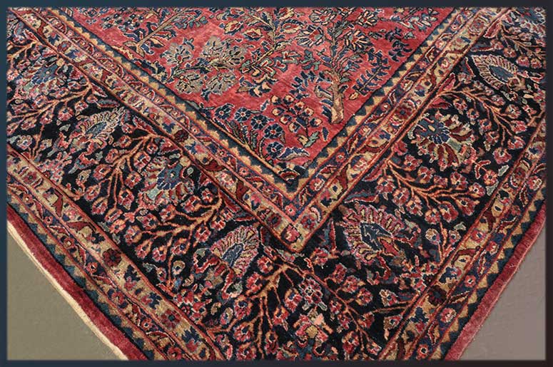 Vintage Palace-Sized Sarouk Carpet