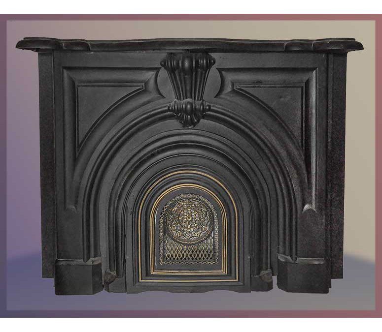 sm cast-iron mantel